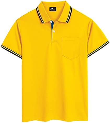 חולצות פולו מזדמנים לגברים חולצות קיץ שרוול קצר חולצות טניס גולף