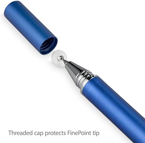 עט חרט בוקס גלוס תואם ל- Lanix ilium Pad E8 - Finetouch Capacitive Stylus, עט חרט סופר מדויק עבור Lanix ilium Pad E8 - כחול ירח