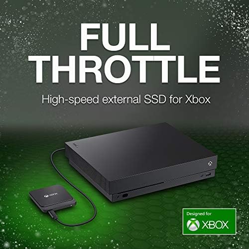 כונן משחק Seagate עבור Xbox 500GB SSD SSD כונן מצב מוצק חיצוני, USB 3.0 נייד - מיועד ל- Xbox One, 2 חודשים משחקי Xbox Pass Fant, שירות הצלה לשנה
