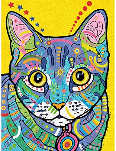 מידות חתול, עיפרון צבע על ידי ערכת מספרים למבוגרים ולילדים, 9 איקס 12'