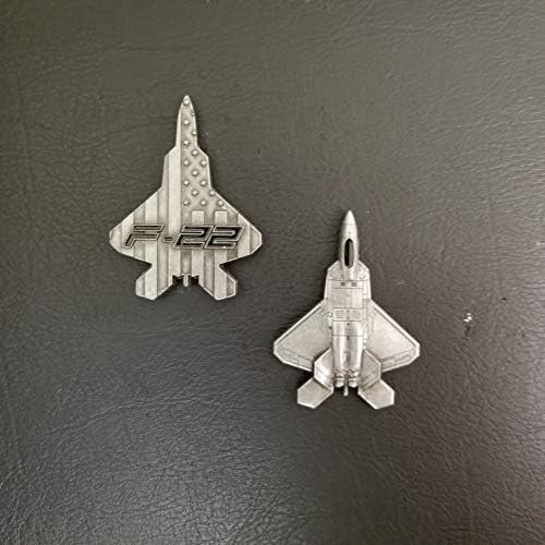 מטבע האתגר בצורת מטוסים צבאיים של ראפטור