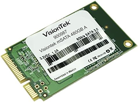 VisionTek 3D MLC MSATA 480GB SSD 550 MB/S קריאה וכתיבת 390 MB/S - 900987