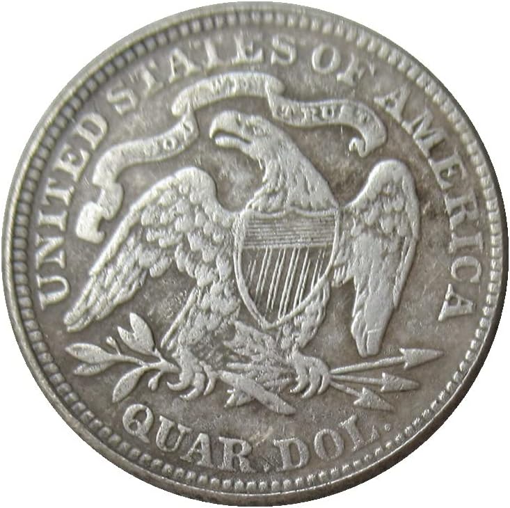 ארהב 25 סנט דגל 1871 מטבע זיכרון מצופה מכסף מטבע זיכרון