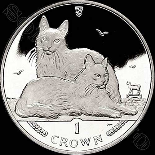 חתול אנגורה טורקי 2011 - Cupro Nickel 1 מטבע הכתר - האי של האדם