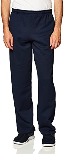 גילדן למבוגרים צמר פתוח תחתון מכנסי טרנינג עם כיסים, סגנון גרם 18300