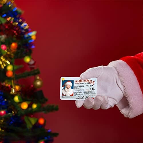 רישיון הנהיגה של סנטה כרטיס חג המולד של חטיבת ערב מילוי ypfxvk רישיון נהגי קוטב צפון.