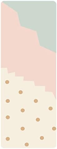 טוטו מורנדי צבע גומי אסתטי פו יוגה מחצלת כושר סופג זיעה כושר פילאטיס מדיטציה (צבע:, גודל