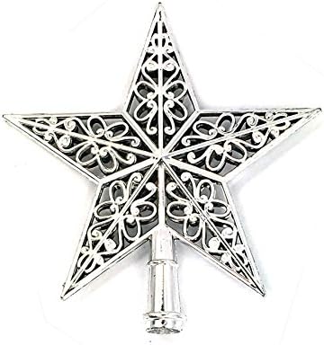 עץ חג המולד כוכבים עליונים תלויים קישוט קישוט חג המולד צמר צמרת טופר sgcabi3hlaywh5