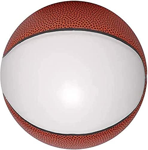 חתימה ריק רגולציה גודל כדורסל רשמי גודל 7 / כדורסל גביע לחתימה עם אחד גדול לבן ו 6 חום פנלים