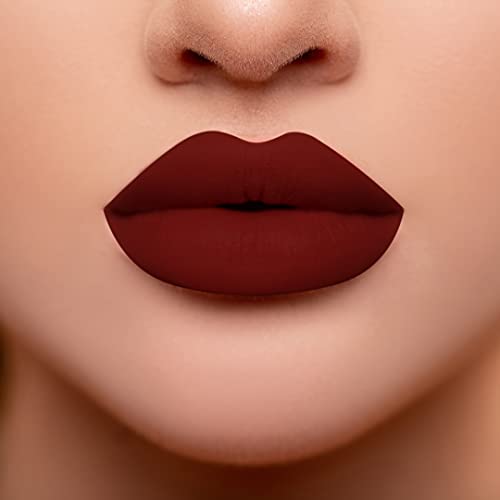 קלרה קוסמטיקה נשיקה הוכחת שפתון 18 מלוכלך סגול עירום סגול פסטל נוזל מט שפתון לאורך זמן מלא צבע פיגמנט