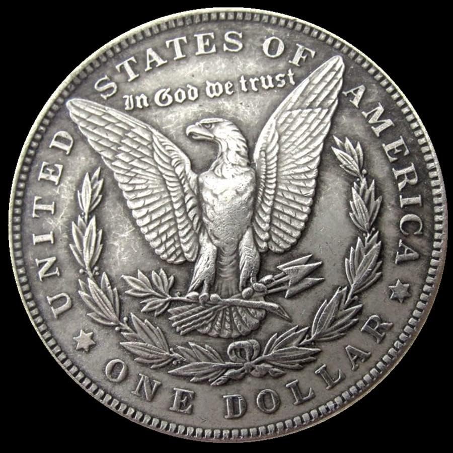 מטבע סילבר דולרי סילבר ארהב מורגן דולר עותק זר מטבע זיכרון 64