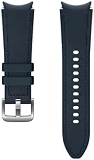 Samsung Electronics עור היברידי סיליקון שעון רצועת רצועות קטנות/בינוניות, עבור Galaxy Watch 4 ו- Galaxy Watch 4 Classic, Navy,
