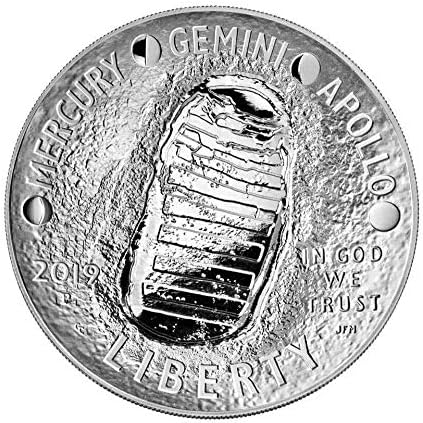 מטבע מצופה כסף אפולו אמריקאי לכדור הארץ לירח את מזכרות מטבעות המדרגות הראשונות