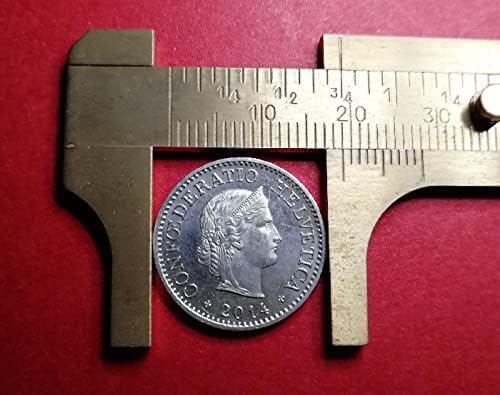 מטבע אירופאי סט שוויצרי 10 סנטימטרים 0.1 פרנק שוויצרי שוויצרי פרנק אופי מטבע הלבהה אלת