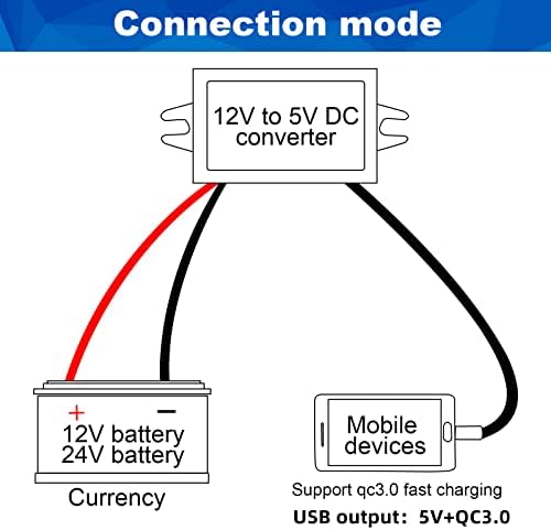 מטען מהיר QC3.0 USB שלב למטה ממיר DC-DC BUCK מודול 10V- 32V 12V 24V עד 5V 3A QC 3.0 מודול טעינה