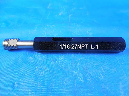 חדש 1/16 27 NPT L1 צינור חוט תקע תקע .0625 27.0 N.P.T. כלי בדיקה L-1