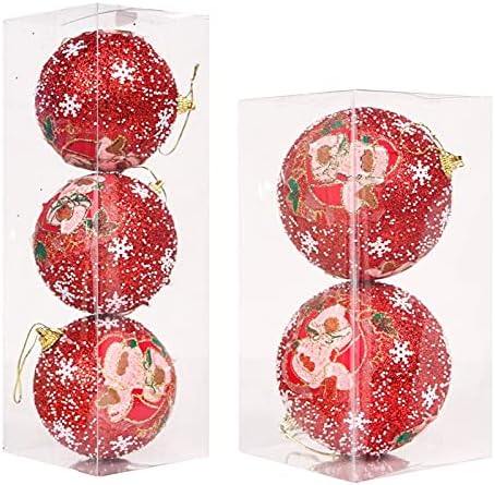 קישוטים לעיצוב חג המולד של כריסטם קישודים מתנפצים כדורי עץ חג המולד גדולים לחג המולד של מפלגת ליל כל הקדושים קישוטי קישוטי עיצוב
