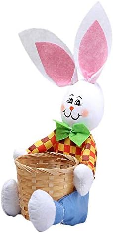 ליד זמן חמוד באני פסחא סל ביצי סוכריות מתנות אחסון ארנב תיק מסיבת קישוט אופני פיסול