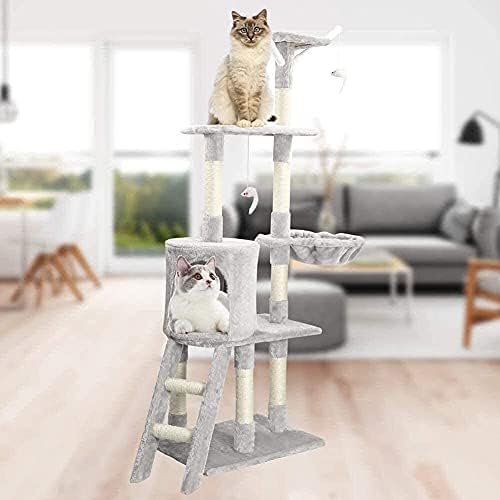 חתול עץ גרוד חתול מגדל חתול עץ אחד חתול קפיצות פלטפורמת טונגטיאנזו חתול צעצוע אספקת חתול טיפוס מסגרת גדול חתול וילה 710