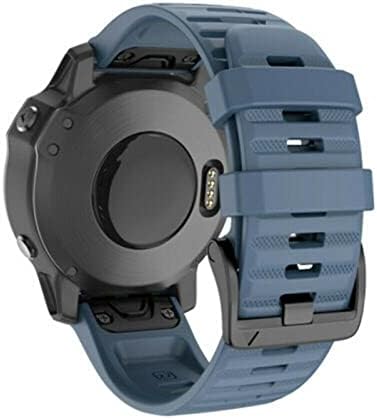 Kappde 26 20 22 ממ סיליקון מהיר מהיר רצועת שעון עבור Garmin Fenix ​​7x 6x Watch Setyfit Strap Strap Strap