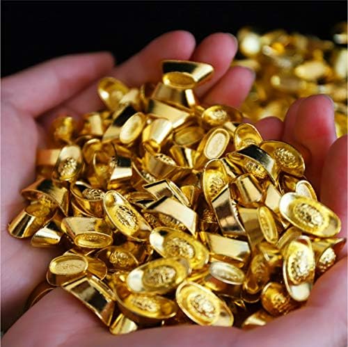צ'נגידה 300 יחידות קישוט מטיל זהב סיני זהב מזל יואנבאו פנגשוי תפאורה קמע מתכת מלאכות פנג שואי מלאכות מזל