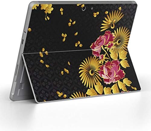 כיסוי מדבקות Igsticker עבור Microsoft Surface Go/Go 2 אולטרה דק מגן מדבקת גוף עורות 004484 פרח דפוס יפני בסגנון יפני