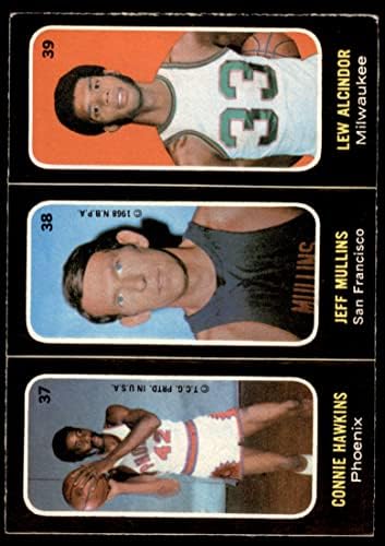 1971 Topps 37 קוני הוקינס/ג'ף מולינס/Lew Alcindor Suns/Warriors/Bucks Ex Suns/Warriors/Bucks