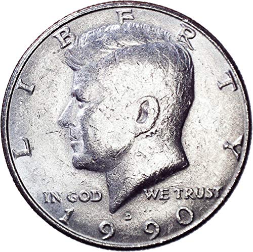1990 ד קנדי חצי דולר 50 סנט מאוד בסדר