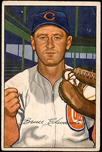 1952 Bowman 88 Bruce Edwards Chicago Cubs VG Cubs