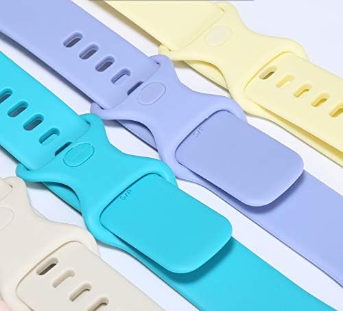 Aczer-y Fitbit versa 4 ， Versa 3, Sense 2, Sense Sport Sport אביזרי רצועות שעון, 22 צבע קלאסי להחלפה TPU Watch Band עם אבזם אל חלד עבור Fitbit Versa 4 Smartwatch גדול