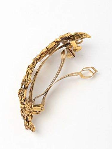 סגנון זהב וינטג 'פיליגרן פיליגר פרחוני קליפ קליפ שיער שקופית תכשיט סיכה