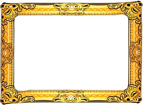 מסגרת תמונה מתנפחת של הנברנדט עם תוסף זהב 60 x 80 סמ שחור