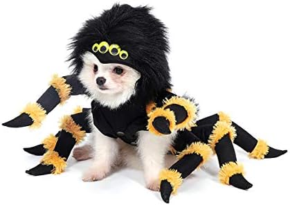 תלבושות עכביש של חתול כלב מוגוקו, שמלת קוספליי של ליל כל הקדושים, תחפושת עכביש מצחיקה לכלבים