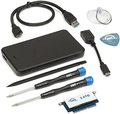 OWC 240GB Aura Pro nt בעל ביצועים גבוהים NVME SSD שדרוג שדרוג כלים, התואם לשנים -2017 13 אינץ 'MacBook Pro Non-Touch Bar