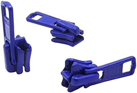 ערכת תיקון רוכסן - 5 ykk vislon ז'קט מעוצב מחווני רוכסן עם עצירות עליונות כלולות - צבע: Royal Blue 918 - בחר את הכמות שלך - מיוצר בארצות הברית