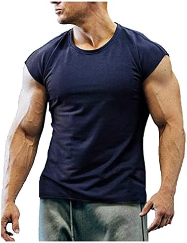 אימון לגברים חולצת טש חולצת כושר שריר כושר טי פיתוח גוף כושר שרוול קצר חולצות T